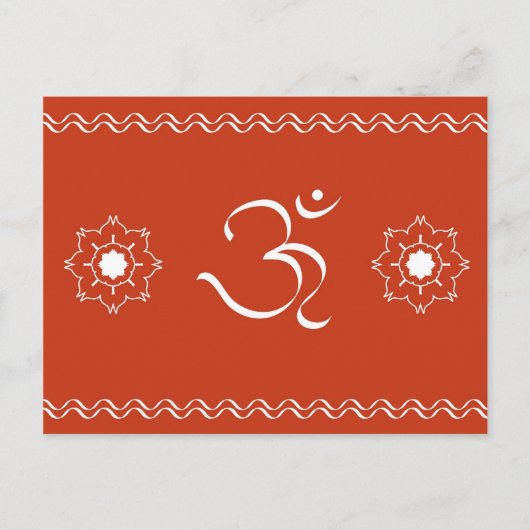 Traditionelle OM - Postkarte (Vorderseite)