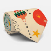 Traditionelle Ornamente Hübsch beige Muster Retro Krawatte (Gerollt)