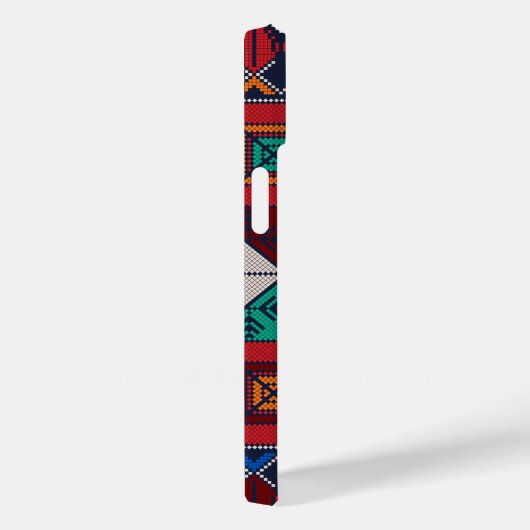 Traditionelle Palästina Stickerei täreez bunt Case-Mate iPhone Hülle (Rückseite / Rechts)