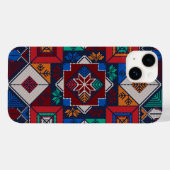 Traditionelle Palästina Stickerei täreez bunt Case-Mate iPhone Hülle (Rückseite (Horizontal))