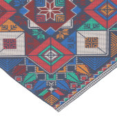 Traditionelle Palästina Stickerei täreez bunt Mittelgroßer Tischläufer (Ecke)