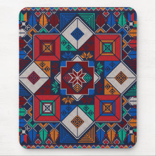 Traditionelle Palästina Stickerei täreez bunt Mousepad