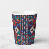 Traditionelle Palästina Stickerei täreez bunt Pappbecher (Links)