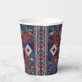 Traditionelle Palästina Stickerei täreez bunt Pappbecher (Rechts)