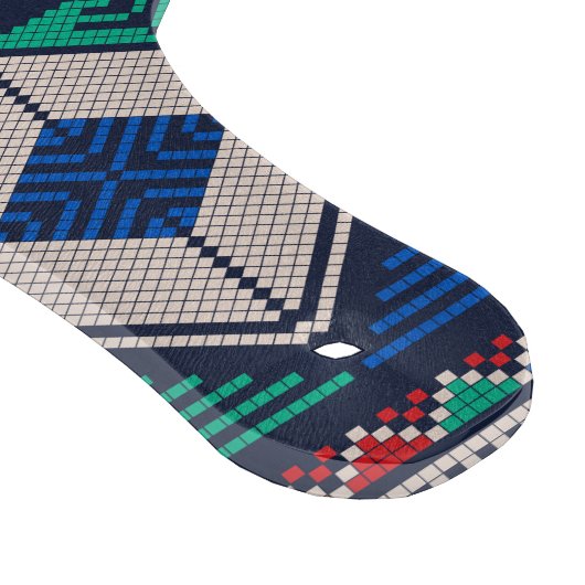 Traditionelle Palästina Stickerei täreez bunt Schneidebrett (Ecke)