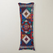 Traditionelle Palästina Stickerei täreez bunt Seitenschläferkissen (Vorderseite Vertikal)