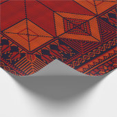 Traditionelle Palästina Stickerei täreez Muster Geschenkpapier (Ecke)