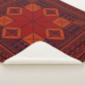 Traditionelle Palästina Stickerei täreez Muster Sherpadecke (3/4)