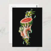 Traditionelle palästinensische Elemente auf der Ka Postkarte (Vorne/Hinten)