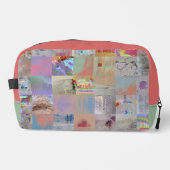 Traditionelle Patchwork Geometrie Kulturbeutel Waschbeutel (Vorderseite)