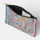 Traditionelle Patchwork Geometrische Accessoiretas Zubehörtasche (Offen)