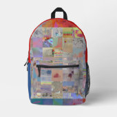 Traditionelle Patchwork Geometrische Muster Tasche (Vorderseite)