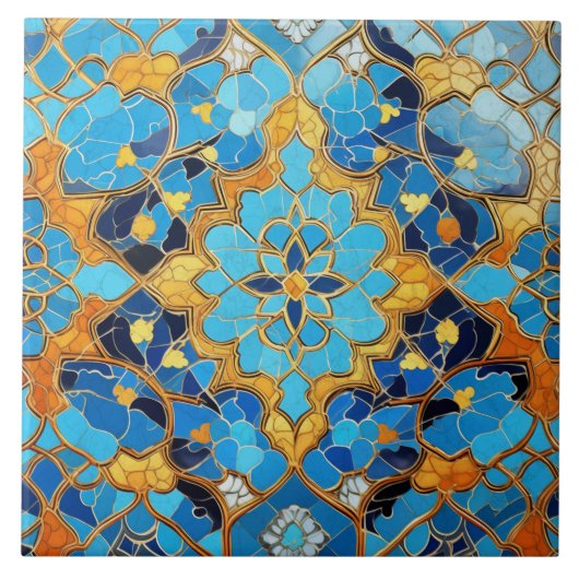 Traditionelle persische Kunst im Zierstil 7 Fliese (Vorderseite)