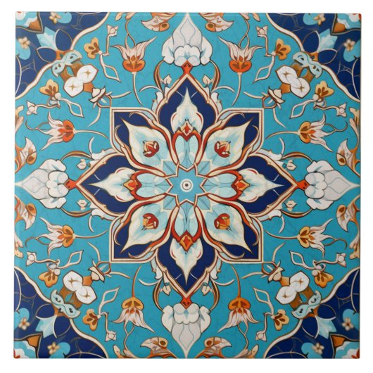 Traditionelle persische Zierkunst 4 Fliese (Vorderseite)