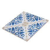 Traditionelle portugiesische glasierte  fliese (Seite)