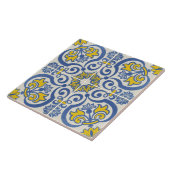 Traditionelle portugiesische glasierte fliese (Seite)
