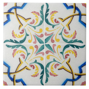 Traditionelle portugiesische glasierte  fliese