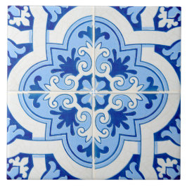 Traditionelle portugiesische glasierte fliese