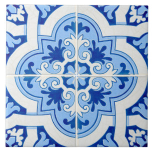 Traditionelle portugiesische glasierte  fliese