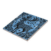 Traditionelle Rentiere Fliese (Seite)