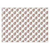 Traditionelle Robin-Weihnachtstisch-Dekoration Tischdecke (Vorderseite (Horizontal))