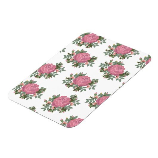 Traditionelle Rose Magnet (Linke Seite)