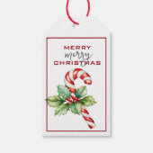 TRADITIONELLE ROT & WEISS KANN CHRISTMAS GESCHENKANHÄNGER (Vorderseite)