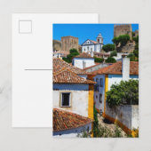 Traditionelle rote Dachhäuser | Portugal Postkarte (Vorne/Hinten)