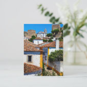 Traditionelle rote Dachhäuser | Portugal Postkarte (Stehend Vorderseite)