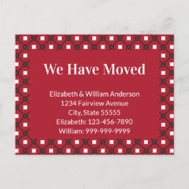 Traditionelle rote grüne Weihnachten haben wir ver Postkarte