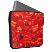 Traditionelle rote Laternen für chinesisch-neu dek Laptopschutzhülle (Vorne Rechts)