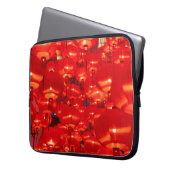 Traditionelle rote Laternen für chinesisch-neu dek Laptopschutzhülle (Vorderseite Links)