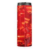 Traditionelle rote Laternen für chinesisch-neu dek Thermosbecher (Rückseite)