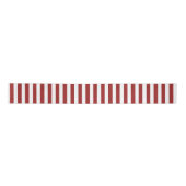 Traditionelle rote Streifen Satinband (Vorderseite)