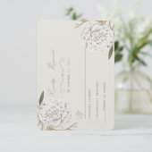 Traditionelle RSVP-Karte RSVP Karte (Stehend Vorderseite)