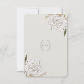 Traditionelle RSVP-Karte RSVP Karte (Rückseite)