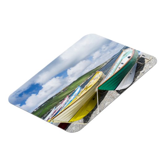 Traditionelle Ruderboote Magnet (Linke Seite)