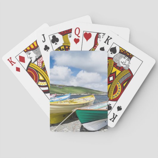 Traditionelle Ruderboote Spielkarten (Rückseite)