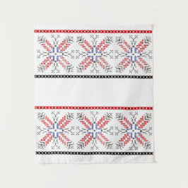 Traditionelle rumänische Volkskunst-Motive Rumänie Wandteppich