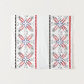 Traditionelle rumänische Volkskunst-Motive Rumänie Wandteppich (Vorderseite (Horizontal))