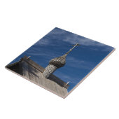 Traditionelle russisch-orthodoxe Holzkirche Fliese (Seite)