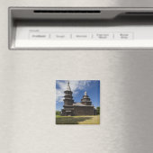 Traditionelle russisch-orthodoxe Kirche aus Holz Magnet (In Situ (Geschirrspüler))