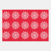 Traditionelle rustikale frohe Weihnachten Geschenkpapier Set (Vorderseite 3)