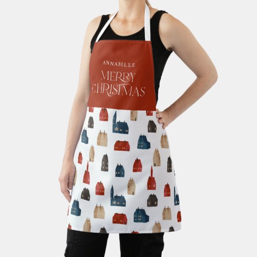 Traditionelle rustikale Winterdekoration Weihnacht Schürze (InSitu)