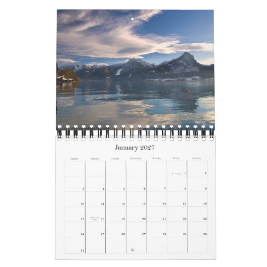 Traditionelle Salzkammer Kalender (Jan 2027)
