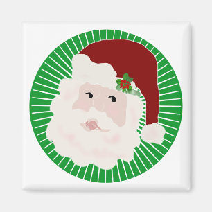 Traditionelle Santa Claus T - Shirt und Geschenke Magnet