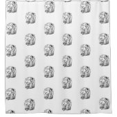 Traditionelle Schaver Duschvorhang (Vorderseite)