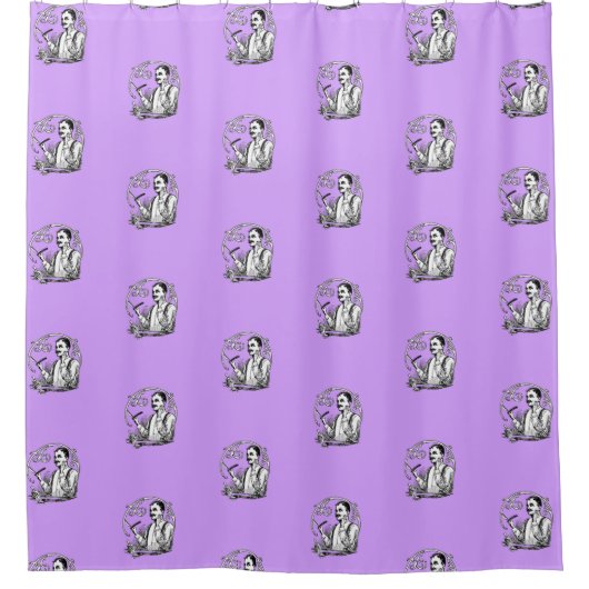 Traditionelle Schaver Duschvorhang (Vorderseite)