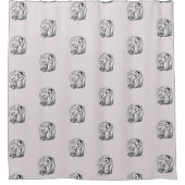 Traditionelle Schaver Duschvorhang (Vorderseite)