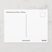 Traditionelle Schlammhütten in Ghana Postkarte (Rückseite)